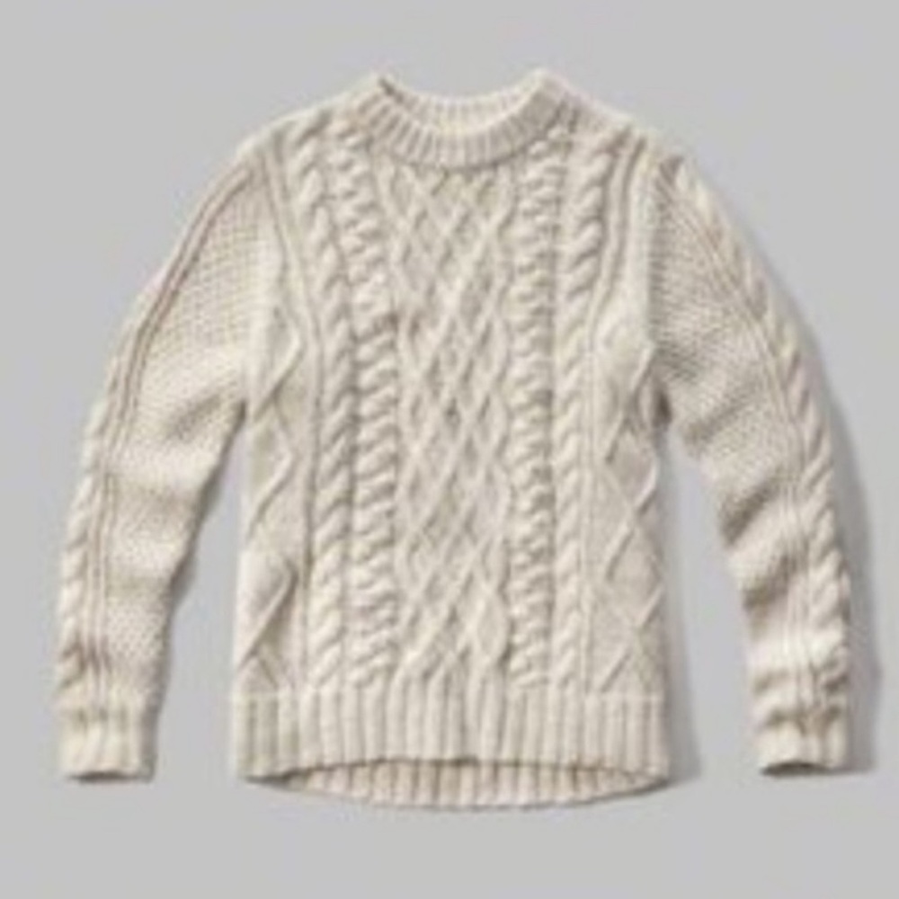 Abercrombie & Fitch Cable Knit Sweater